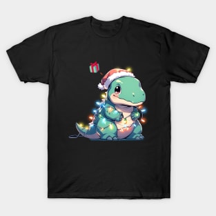 Christmas T Rex wants Presents! T-Shirt